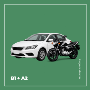 Combo Curso Moto A2 y Carro B1