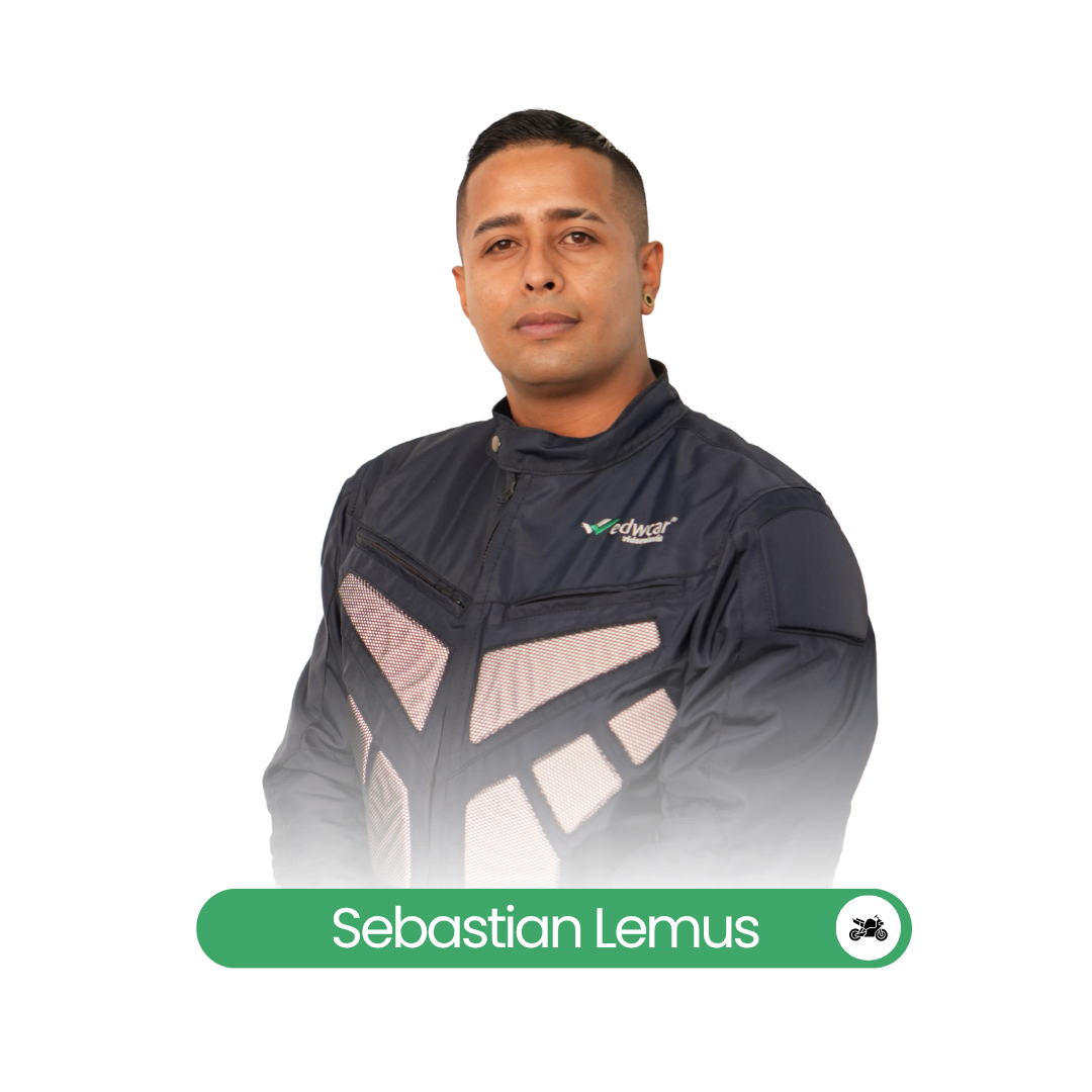 Sebastian Lemus instructor moto edwcar