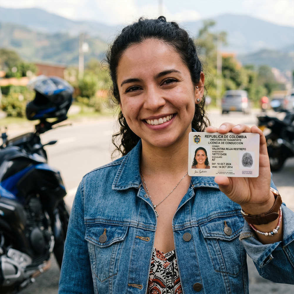 Cuanto cuesta sacar la licencia de moto en Bogotá